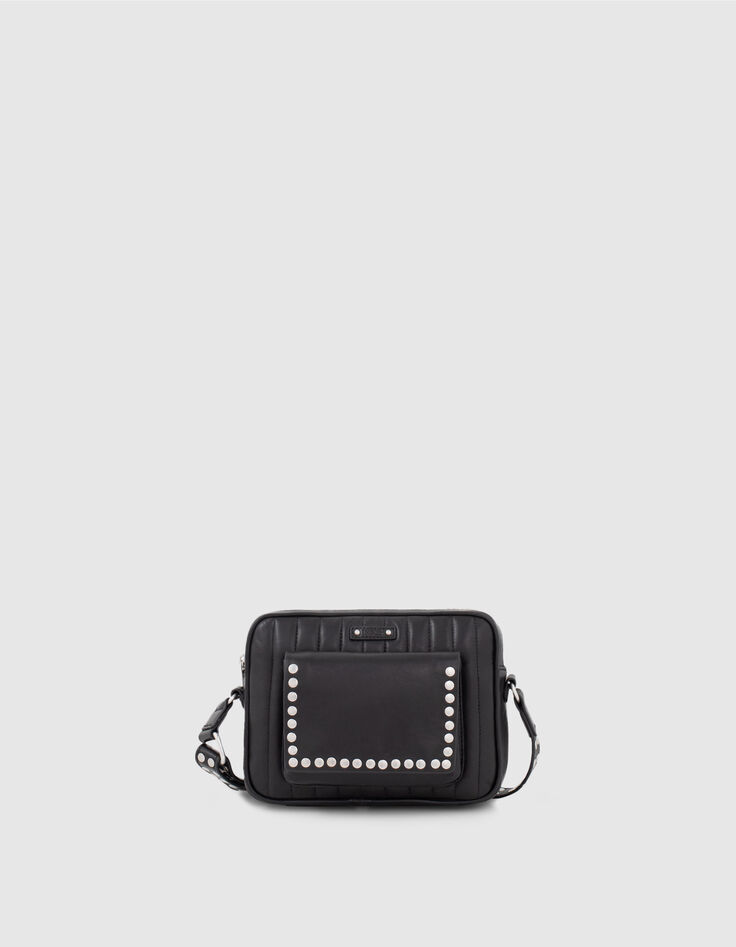 Boxy tas The Lover Rock zwart leer chroomvrij-1