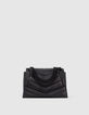 Sac THE 1 Timeless noir cuir matelassé Taille M Femme-1