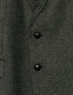 Men’s grey tweed-look suit jacket-9