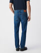 Indigoblaue SLIM-Herrenjeans-3