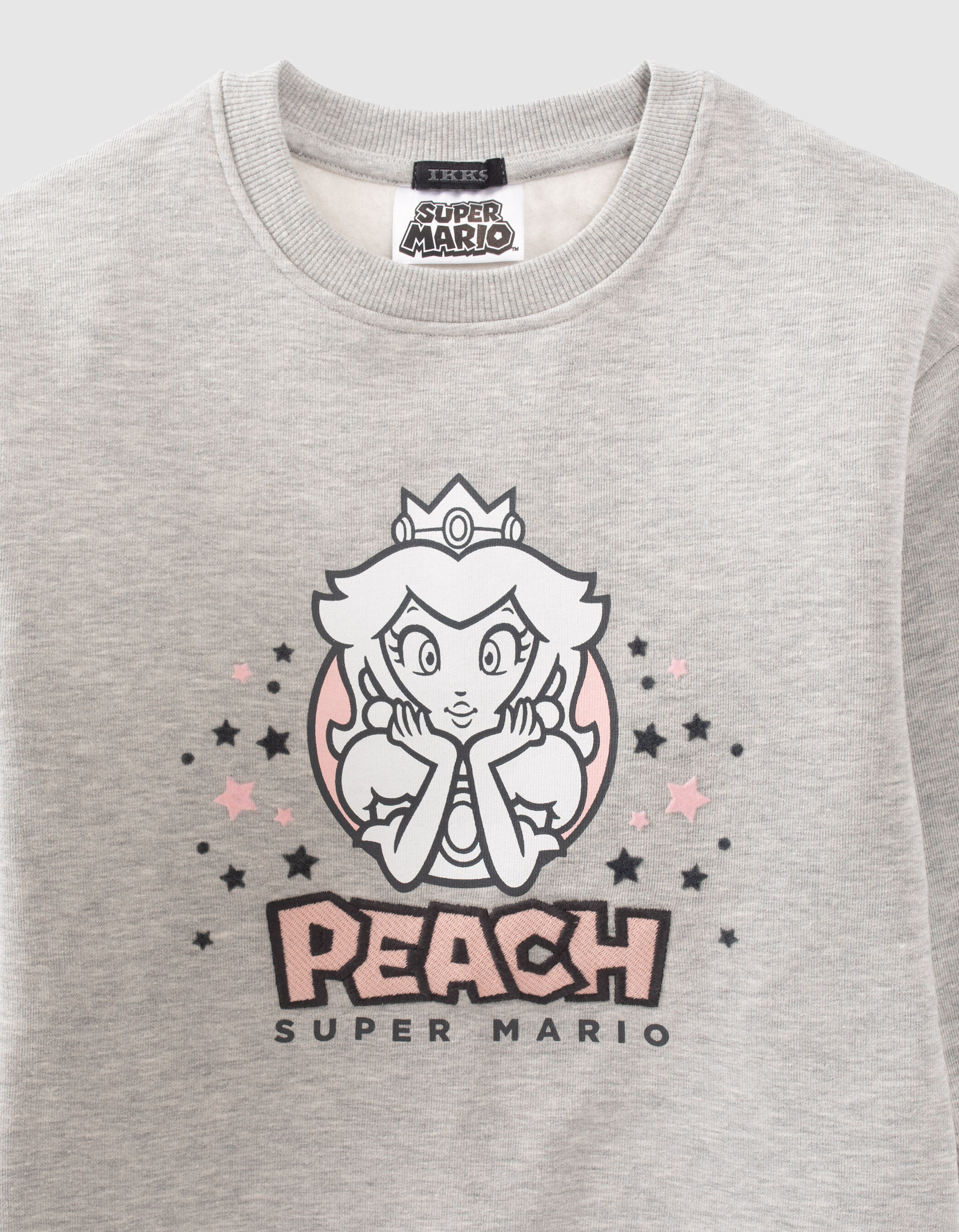 Girls grey PRINCESS PEACH sweatshirt dress Peach image IKKS
