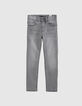 Boys’ slim grey trousers-1