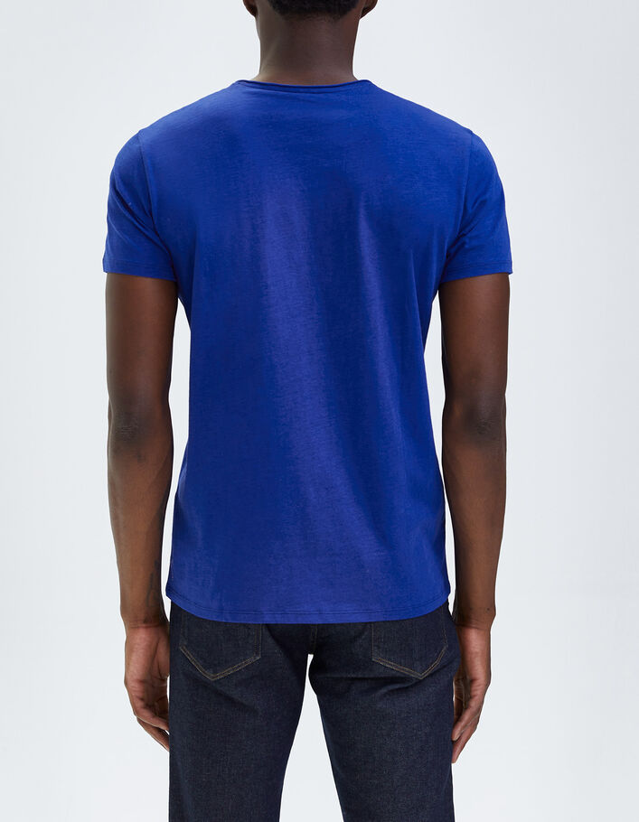 Men’s electric blue Essential Vneck tshirt