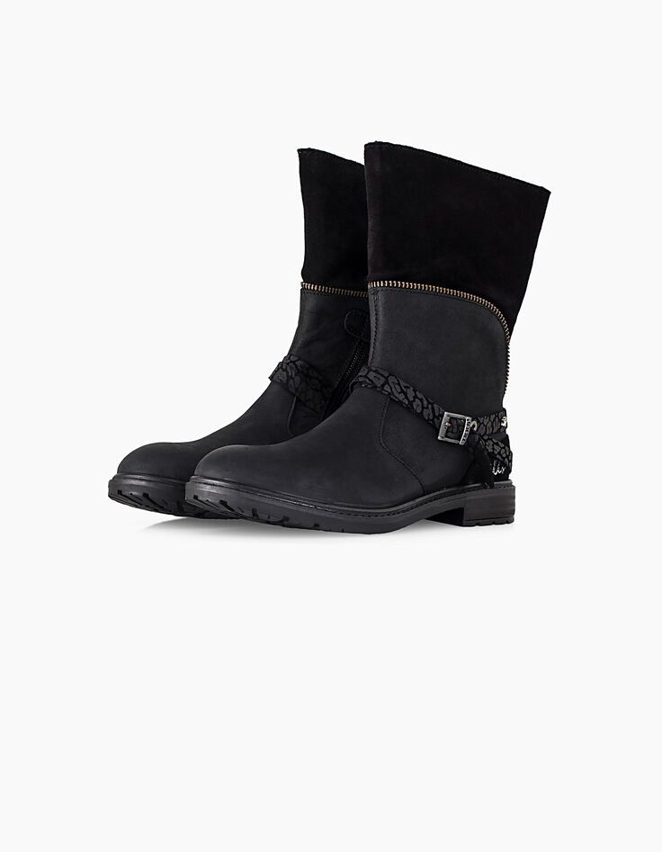 Leren meisjesboots-5