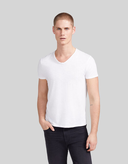 Weißes Herren-T-Shirt L'Essentiel - IKKS