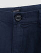 Bermudas tipo chino azul marino niño-8