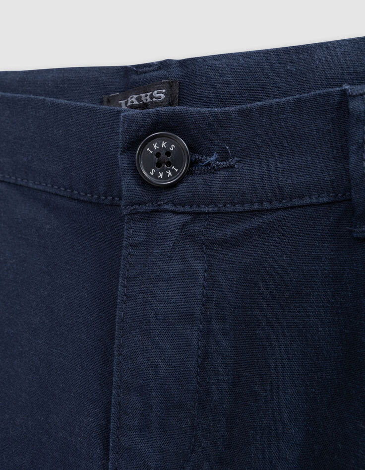 Bermudas tipo chino azul marino niño-8