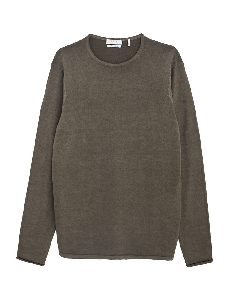 Men's khaki sweater-6