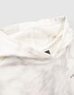 Hellgraues Sweatshirt, Tie-and-Dye, Typo hinten-5