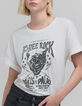 Camiseta blanca oversize visual panther de mujer-4