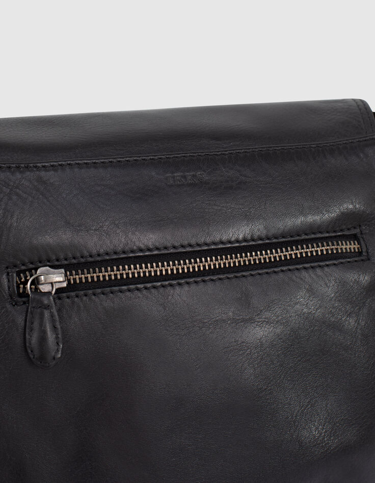 Besace cuir noir femme-5