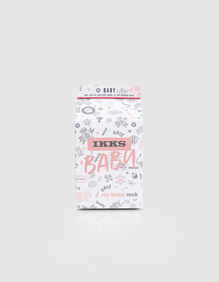 Estuche perfume 100ml Bebe y peluche blanco y rosa-3