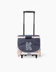 Trolley 38 cm rose poudré et navy K fille-4