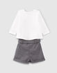 Babym&auml;dchen-Ensemble aus Shorts und T-Shirt-5