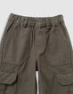 Jogger loose caqui niño-4