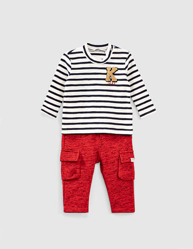 Conjunto marinera y pantalón battle bebé niño  - IKKS