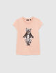 Camiseta rosa tigre motorista niña-1