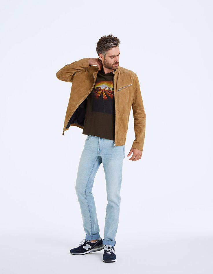 Tee-shirt bronze brodé Believe Homme-7