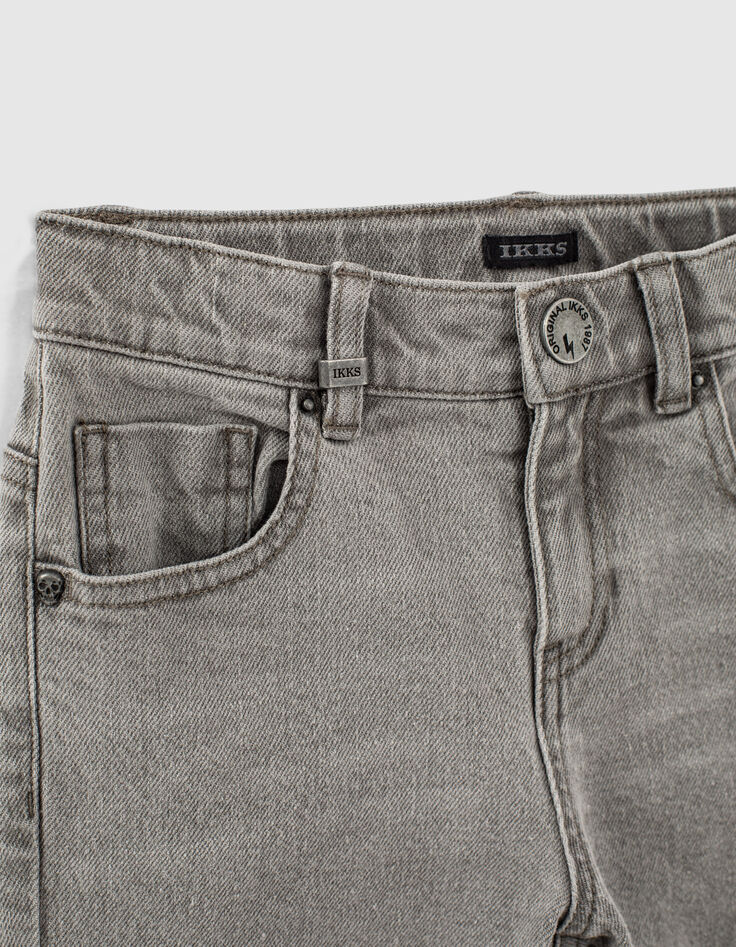 Grey Bleached Tapered-Jungenjeans-4