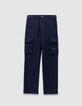 Rechte marine broek battlestijl jongens-3