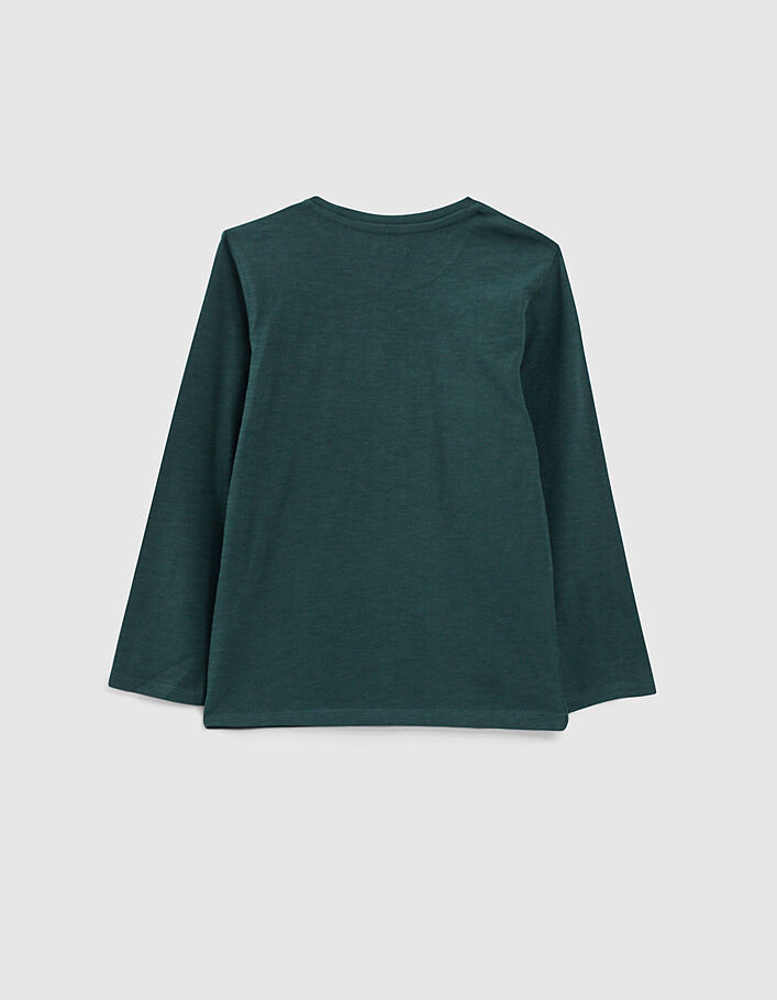 Smaragdgrünes shirt Essentiels aus Biobaumwolle - IKKS