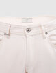 Jean SLIM ivoire Homme-2