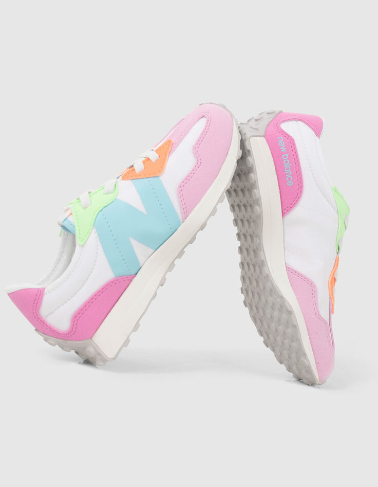 Pink New Balance 327 trainers-3