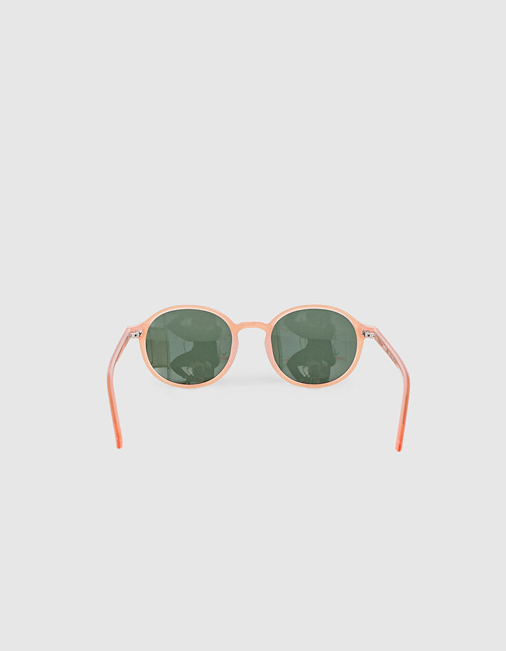 Aprikosenfarbene Sonnenbrille-3