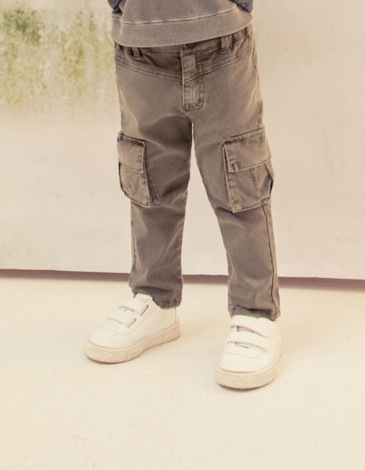 Khaki Cargohose für Babyjungen -5