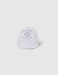 Casquette blanc cassé imprimé toile de Jouy bébé garçon -2