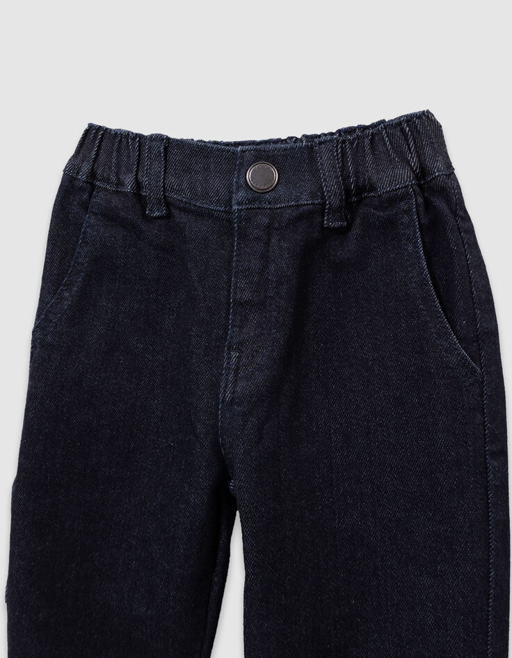 Baby boys’ raw carpenter-style pocket jeans-2 Baby boys’ raw carpenter-style pocket jeans-2