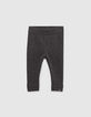 Baby boys’ grey sweatshirt and trousers outfit-5