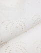 Wit damesshirt met geborduurde Engelse palm-8
