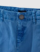Jungen-Bermudas in Washed-Optik in Medium Blue -2