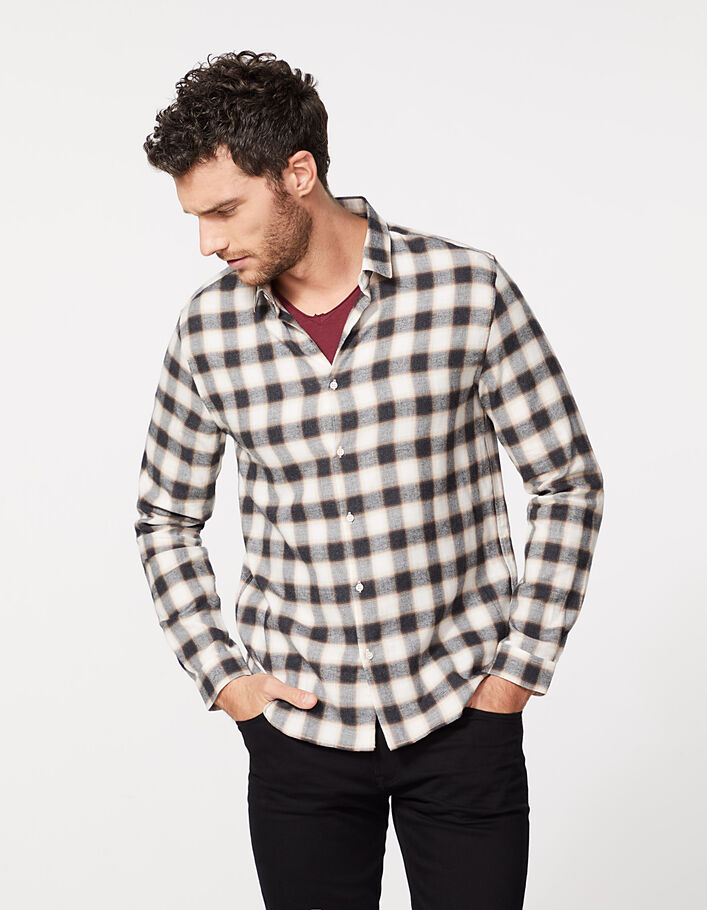 Alex Vando Heren Flanellen Overhemd Lange Mouw Regular Fit Geruit