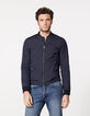 Marineblaue Herrenjacke-2