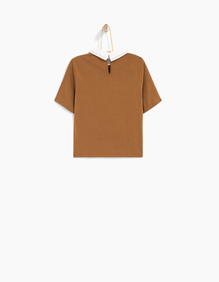 Camiseta con cuello niña-3