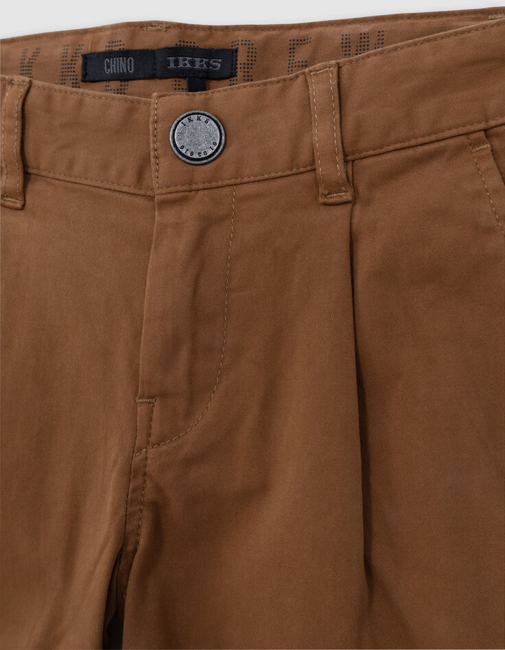 Pantalon CHINO camel garçon-2