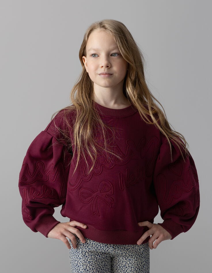 Cardigan marine matelassé imprimé léopard-noeud fille-2 Cardigan marine matelassé imprimé léopard-noeud fille-2