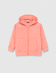 Boys’ neon orange cardigan, embossed checkerboard on back-7