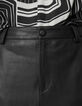 Pure Edition-Damenrock aus schwarzem Leder-4