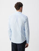 Camisa SLIM cielo popelina hombre-3