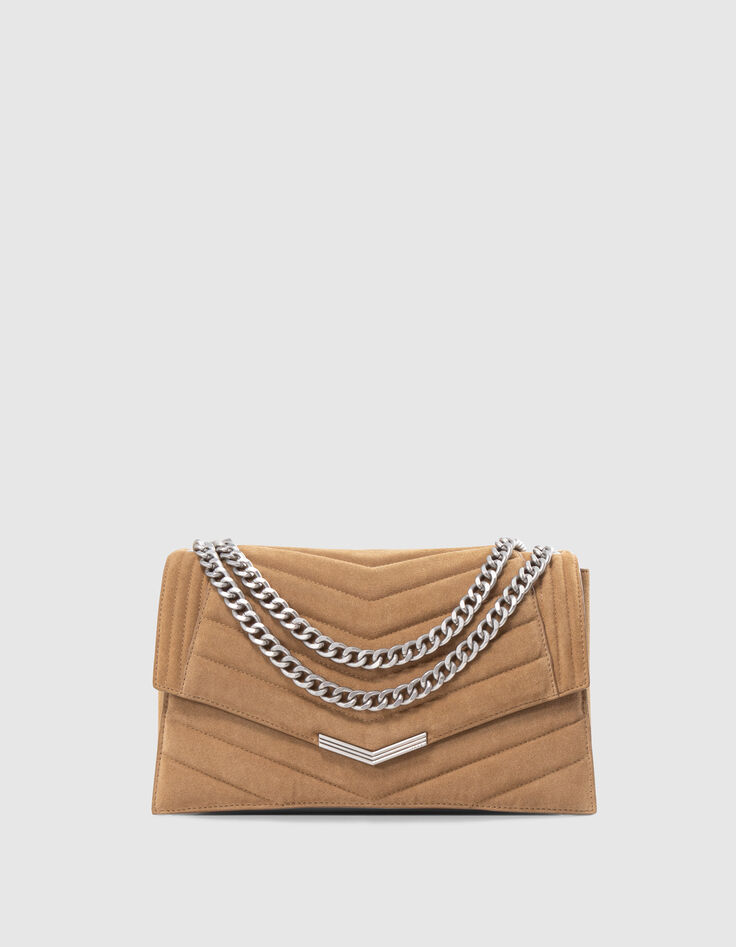 Damen-Tasche THE 1. SEASONALS Sand Leder gesteppt L-1 Damen-Tasche THE 1. SEASONALS Sand Leder gesteppt L-1