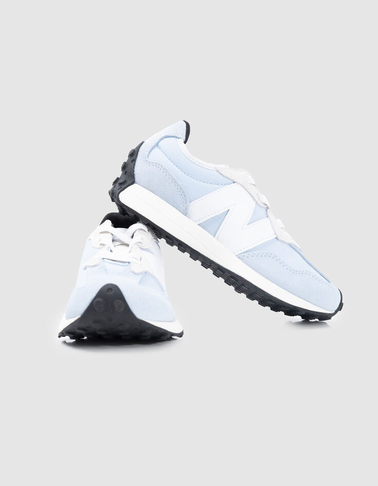 Girls' NEW BALANCE 327 blue trainers-7