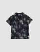 Baby boy grey jungle shirt-1
