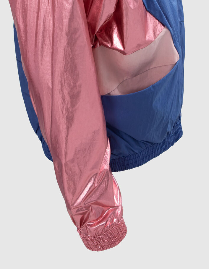 Roze windjack color block stijl meisjes - IKKS