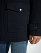 Dark Navy Herrenmantel in Dufflecoat-Optik-5