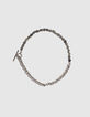Collar rock plata cadenas labradorita mujer-2