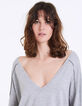 Damestrui V-hals voornamelijk viscose sieraaddetails-4