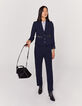 Sac The Driver Rock en mix cuir noir femme-5